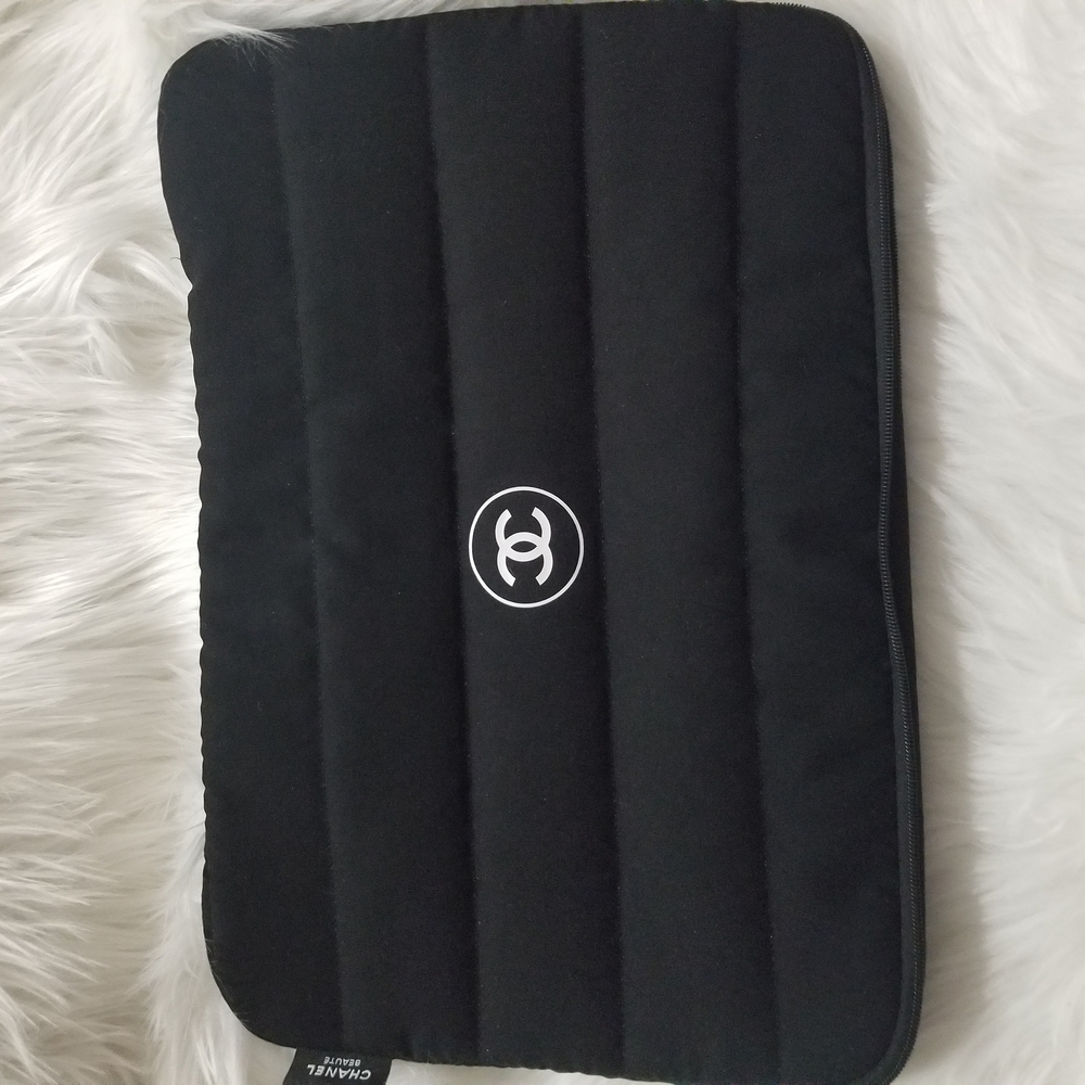 Chanel Black Laptop Sleeve